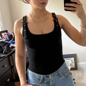 NWOT Black Tank Bodysuit